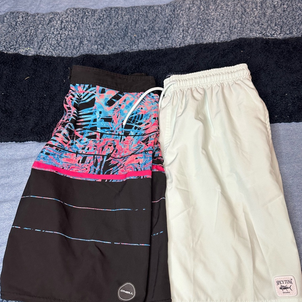 Colorful Swim Shorts Set